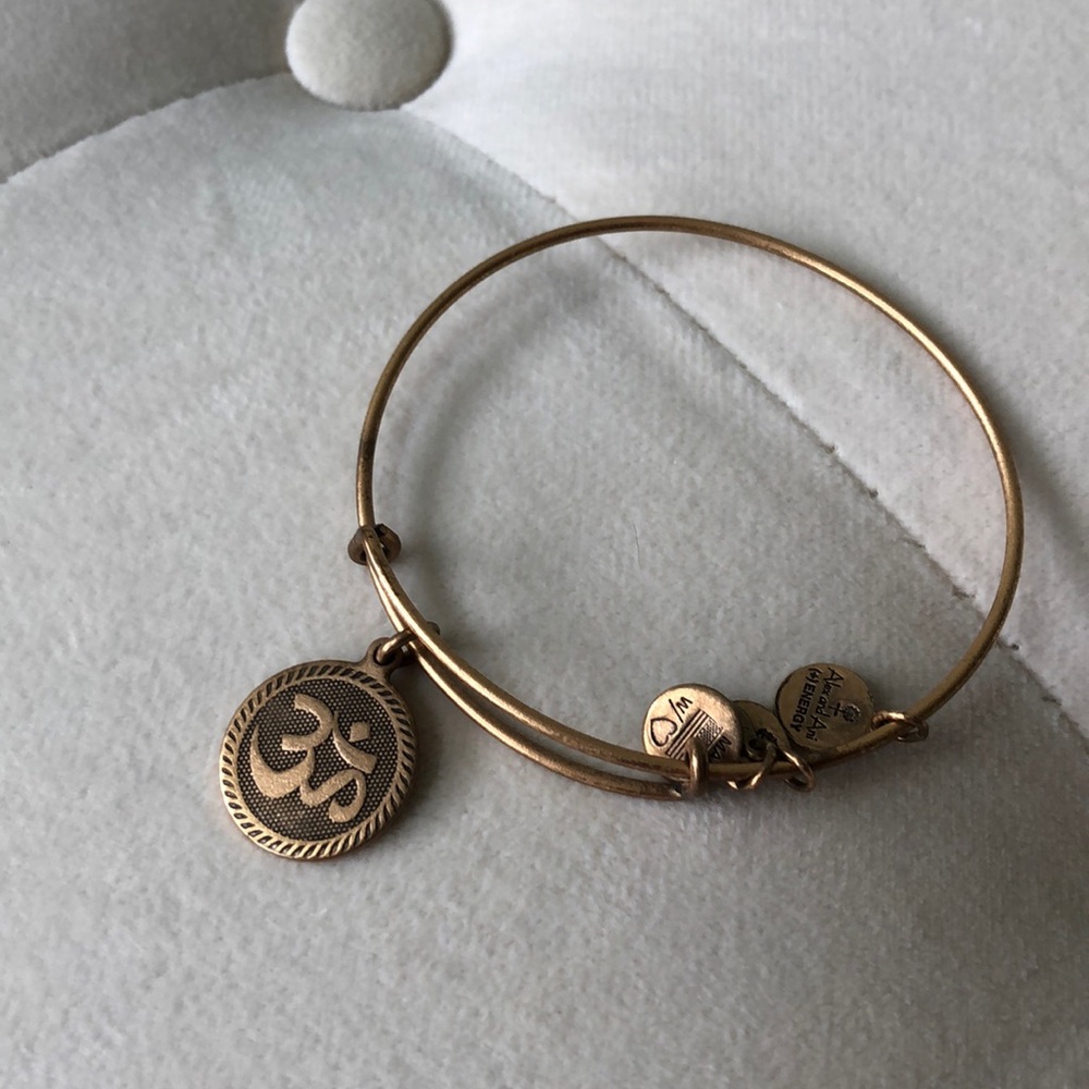 Alex and ani namaste  gold bracelet